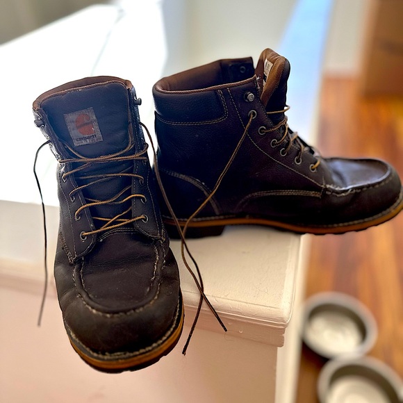 Dark brown leather Carhartt TRADITIONAL WELT WATERPROOF 6\